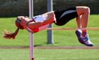 Charlotte Sadler (Gateshead) taking part in the under-20s high jump heptathlon during the Hexham Decathlon and heptathlon. Photo: David T. Hewitson/Sports for All Pics